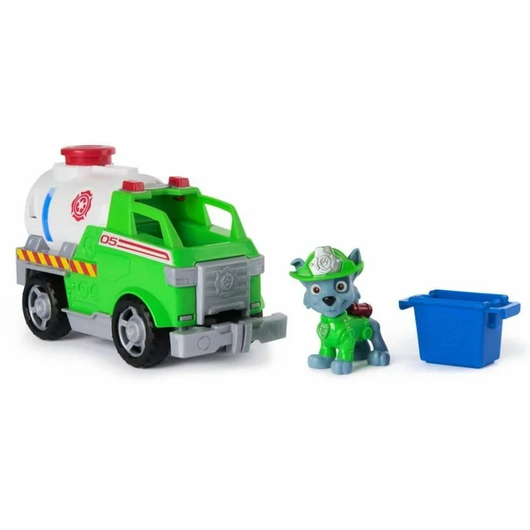 Figura con Camión Paw Patrol Rocky Fire Rescue.