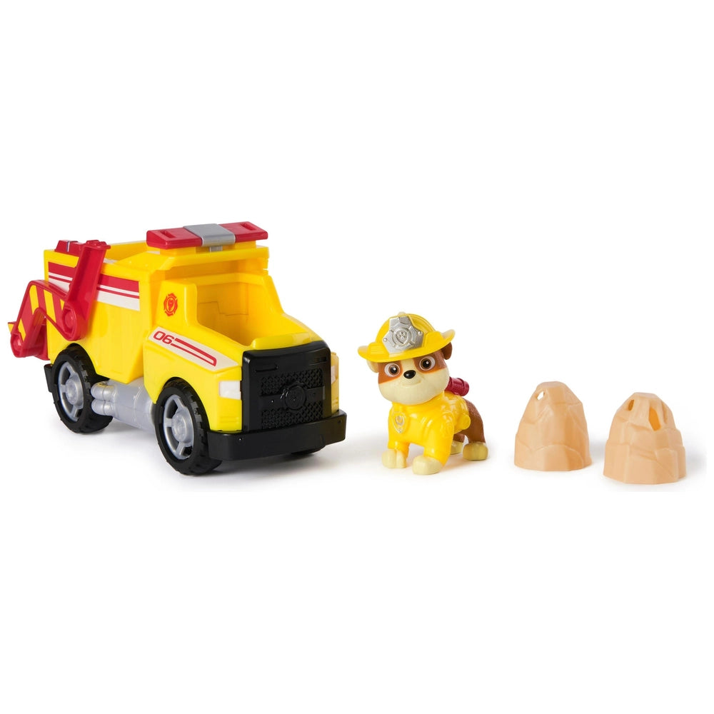 Figura con Camión Paw Patrol Rubble Fire Rescue.