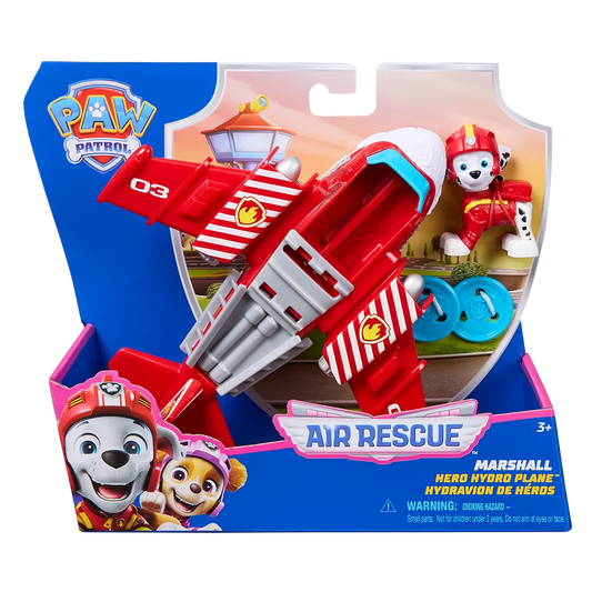 Figura con Vehículo Paw Patrol Marshall Air Rescue.