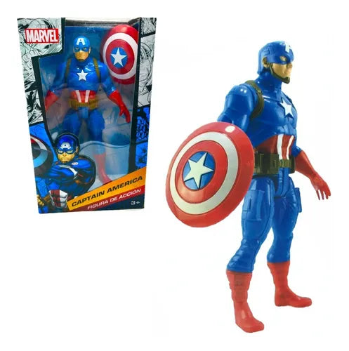 Figura de Acción Articulada Marvel Capitán América de 20 Pulgadas.