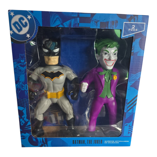 Figuras DC Batman y Joker Carnival Toys.