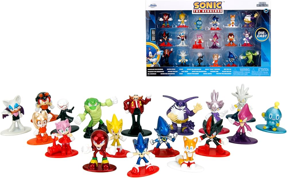 Figuras Jada Sonic The Hedgehog Serie 1.
