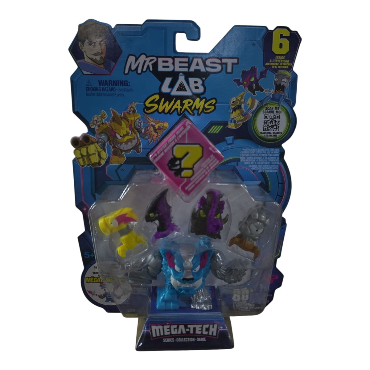 Figuras Mr Beast Lab Swarms Méga-Tech Serie.