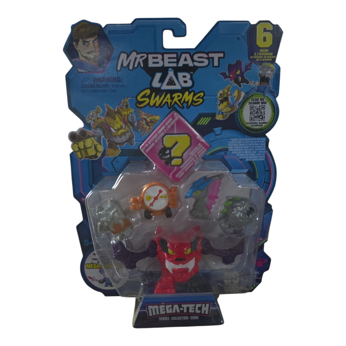 Figuras Mr Beast Lab Swarms Méga-Tech Serie.