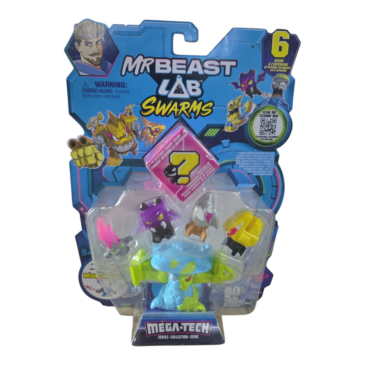 Figuras Mr Beast Lab Swarms Méga-Tech Serie.