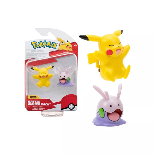 Figuras Pokémon Battle Figure Pack Pikachu + Goomy.