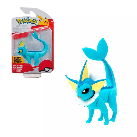 Figuras Pokémon Battle Figure Vaporeon.