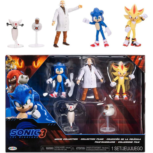 Figuras Sonic 3 Colección de la Película Jakks.