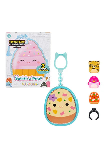 Figuras Sorpresa Squish a Longs Squishmallows Clip a Longs.
