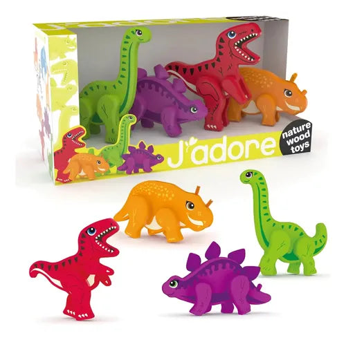 Figuras de Dinosaurios de Madera J'adore.