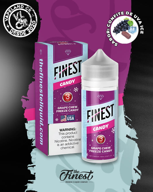 Finest Candy Grape Chew Freeze Candy 6mg.