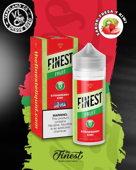 Finest Fruit Strawberry Kiwi 3mg y 6mg.