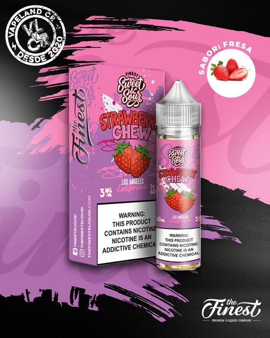 Finest Strawberry Chew 3mg y 6mg.