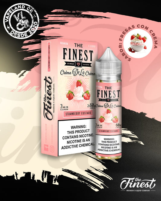 Finest Strawberry Custard 3mg y 6mg.