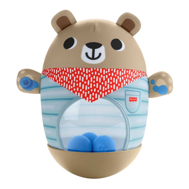 Fisher-Price Bosque de la Amistad Oso Inflable Toques y Tambaleo.