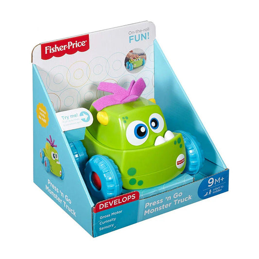 Fisher-Price Monstruo Presiona y Persigue Verde.