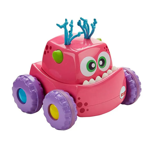 Fisher-Price Monstruo Presiona y Persigue Rosado.