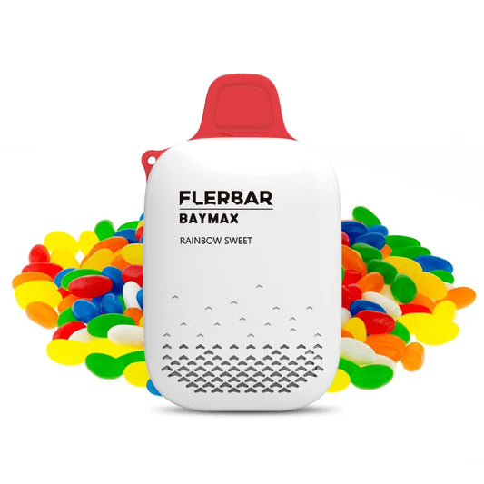 Flerbar Rainbow Sweet Baymax 5000 puffs 0%.