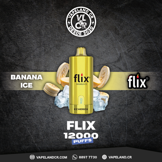 Flix Echobox Banana Ice 12000 puffs.