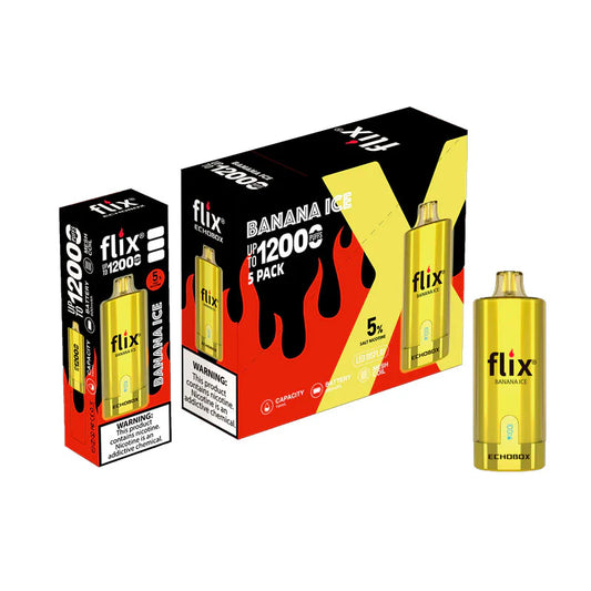 Flix Echobox Banana Ice 12000 puffs.
