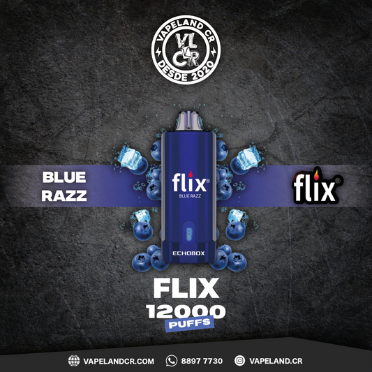 Flix Echobox Blue Razz 12000 puffs.