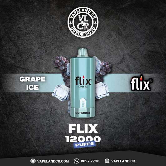 Flix Echobox Grape Ice 12000 puffs.