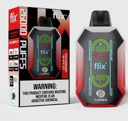 Flix Strawberry Black Ice 26000 puffs.