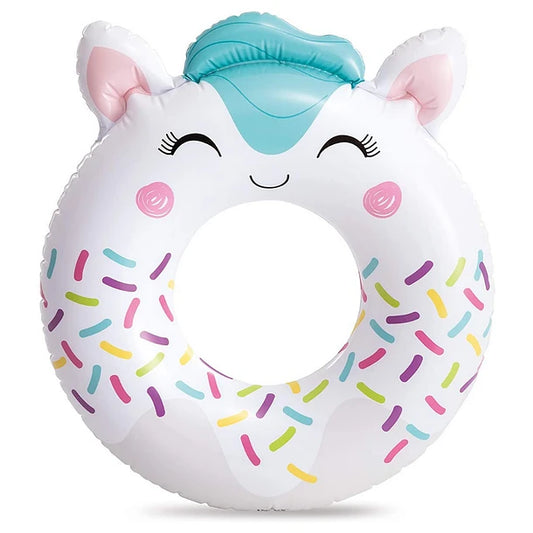 Flotador Intex Circular de Animales Unicornio.