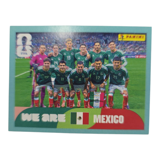Foto Equipo MEX 13 Mundial 2026 Panini.