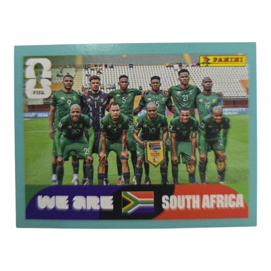Foto Equipo RSA 13 Mundial 2026 Panini.