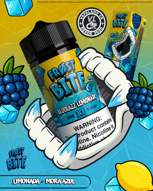Frost Bite Bluerazz Lemonade Ice 3mg y 6mg.