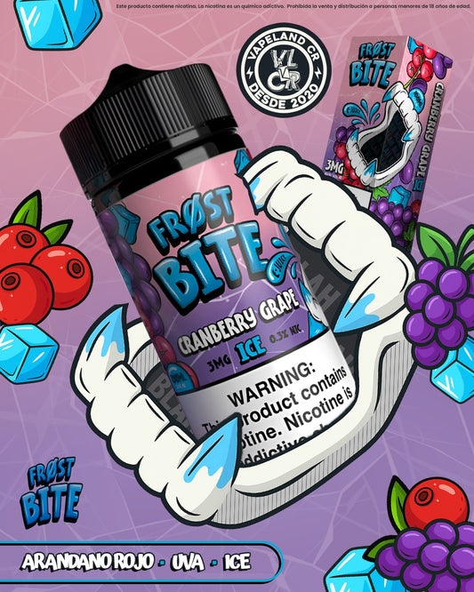Frost Bite Cranberry Grape Ice 3mg y 6mg.
