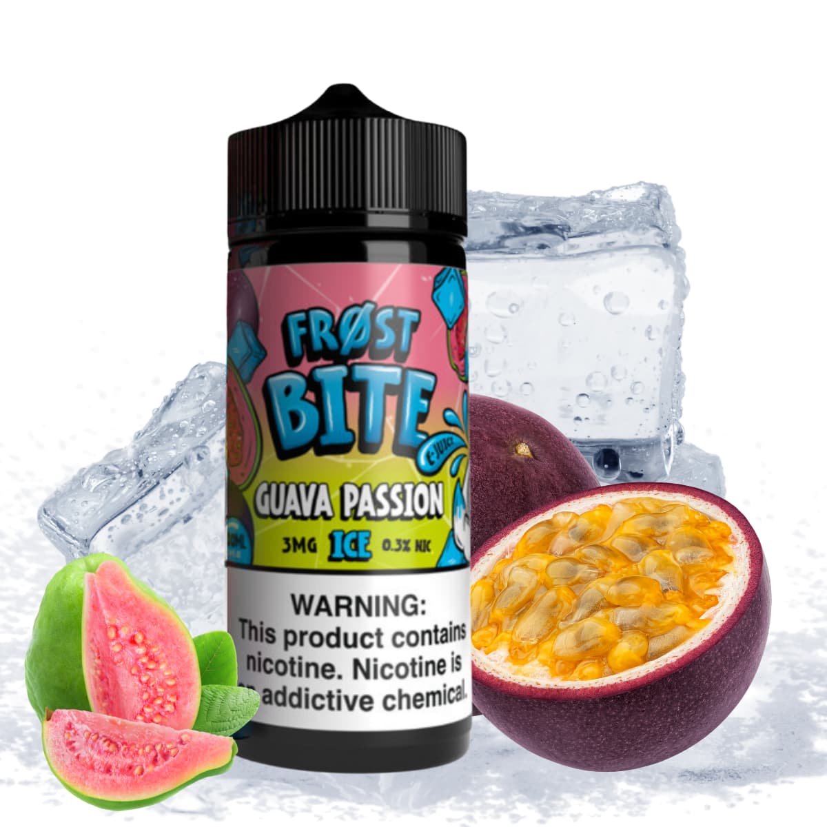 Frost Bite Guava Passion Ice 3mg y 6mg.