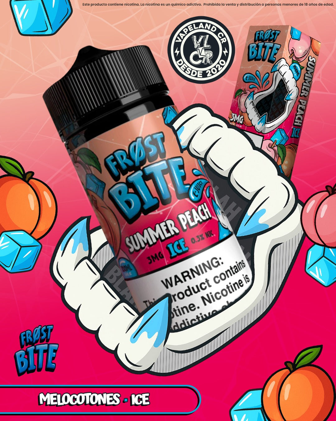 Frost Bite Summer Peach Ice 3mg y 6mg.