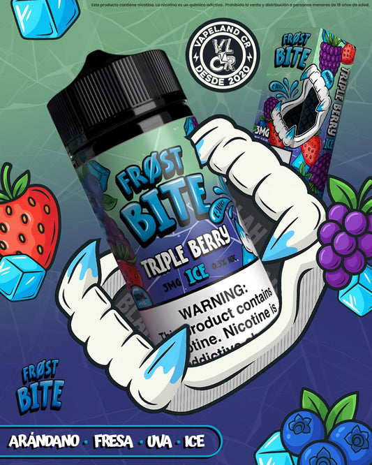 Frost Bite Triple Berry Ice 3mg y 6mg.