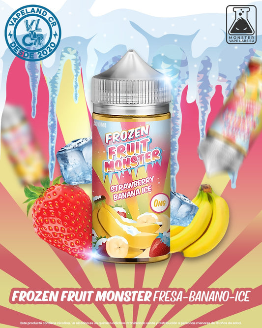 Frozen Fruit Monster Strawberry Banana Ice 0mg, 3mg y 6mg.