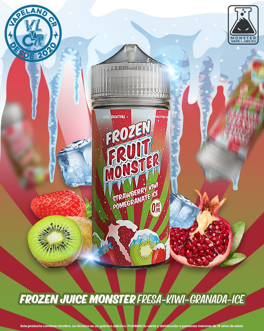 Frozen Fruit Monster Strawberry Kiwi Pomegranate Ice 0mg, 3mg y 6mg.