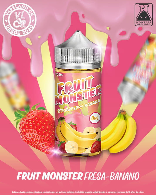 Fruit Monster Strawberry Banana 3mg y 6mg.