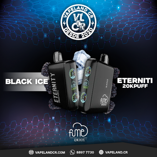 Fume Eternity Black Ice 20000 puffs.