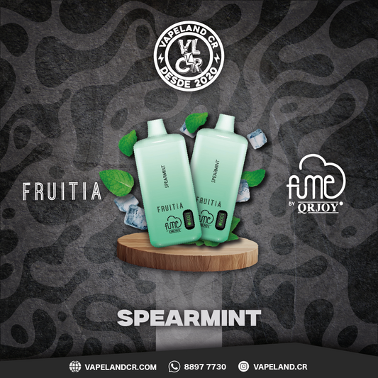Fume Fruitia Spearmint 8000 puffs.
