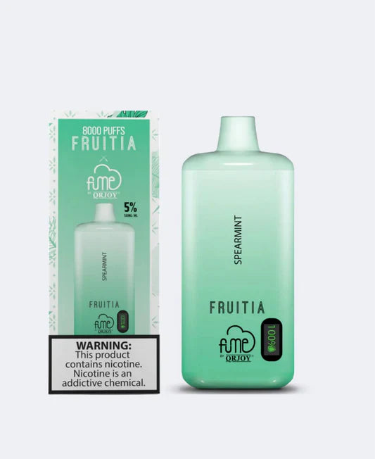 Fume Fruitia Spearmint 8000 puffs.