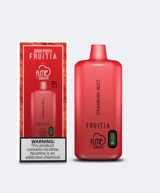 Fume Fruitia Strawberry Beltz 8000 puffs.