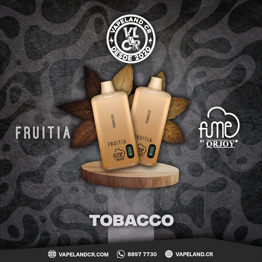 Fume Fruitia Tobacco 8000 puffs.