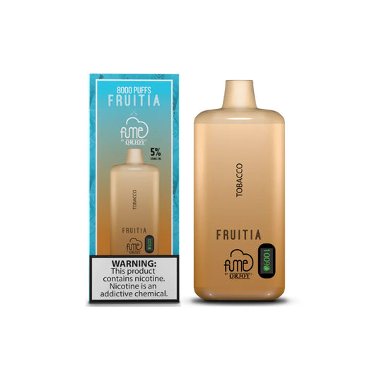 Fume Fruitia Tobacco 8000 puffs.