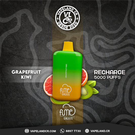 Fume Grapefruit Kiwi 5000 puffs.