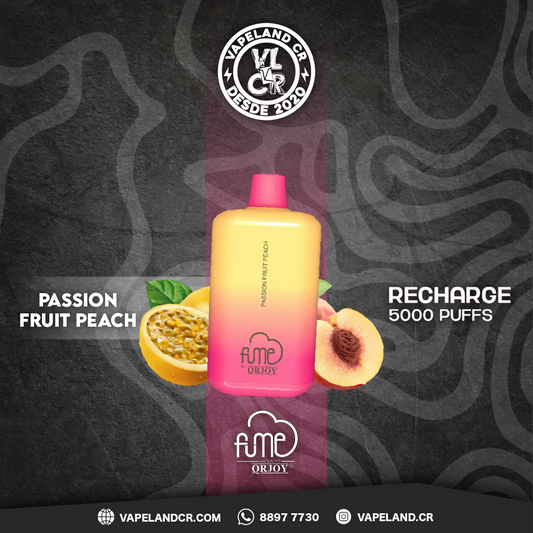 Fume Passion Fruit Peach 5000 puffs.