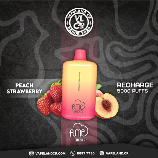 Fume Peach Strawberry 5000 puffs.
