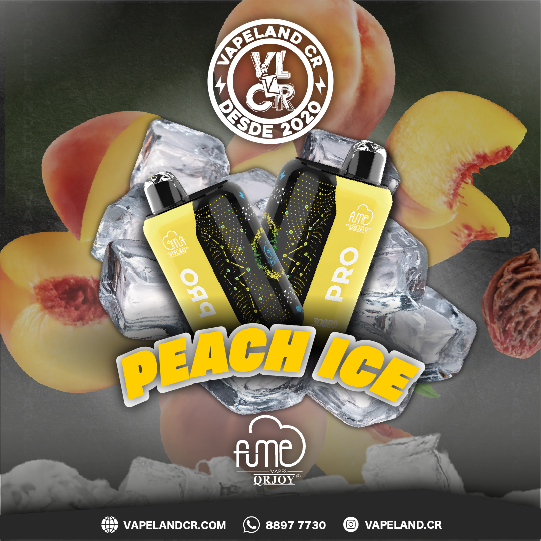 Fume Pro Peach Ice 30000 puffs.