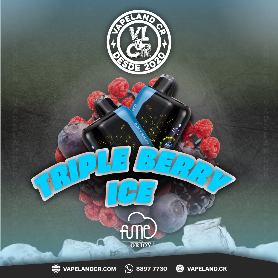 Fume Pro Triple Berry Ice 30000 puffs.