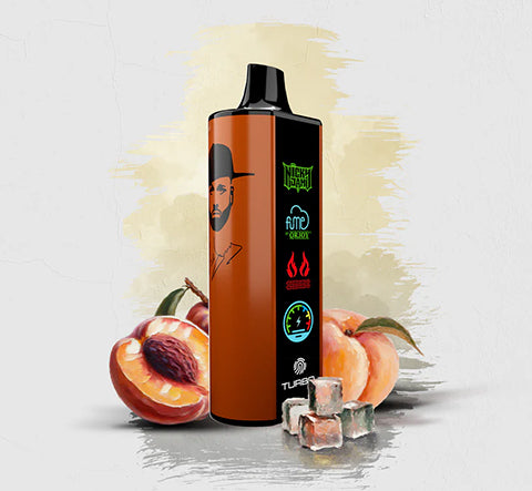 Fume X Nicky Jam Peach Ice 15000 puffs.